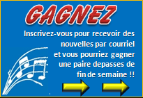 Gagnez une paire de passes pour le festival!